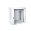 Digitus Szafa wisząca jednosekcyjna 19 12U 635/600/450mm, drzwi szklane, szara (RAL 7035), zmontowana